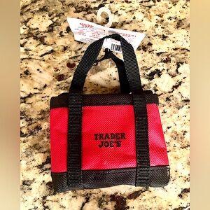 Trader Joe’s Mini Micro Tote w/ Reusable Bag.